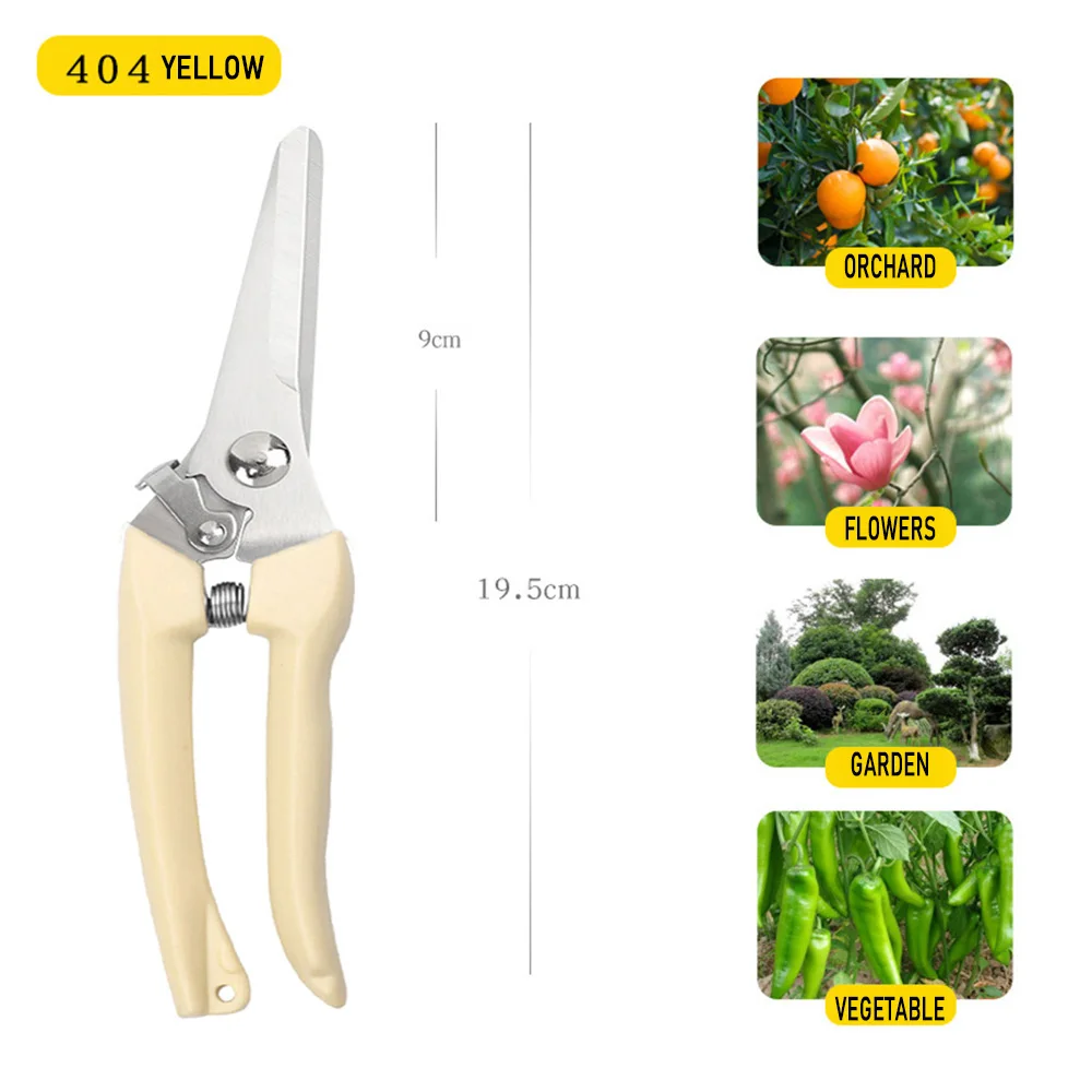 Nujouan forbici da giardino attrezzo per innesto albero da frutto potatura cesoie da potatura giardinaggio a mano pianta a forbice ramo potatore Trimmer strumenti