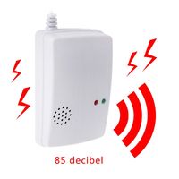 85dB EU Plug Combustible Gas Alarm LPG LNG Coal Natural Gas Leak Standalone Detector Sensor High Sensitive