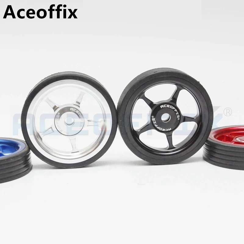 Aceoffix ez wheels suit  for Brompton  bike aluminum alloy perine five-pointed star wide body easywheel  parts