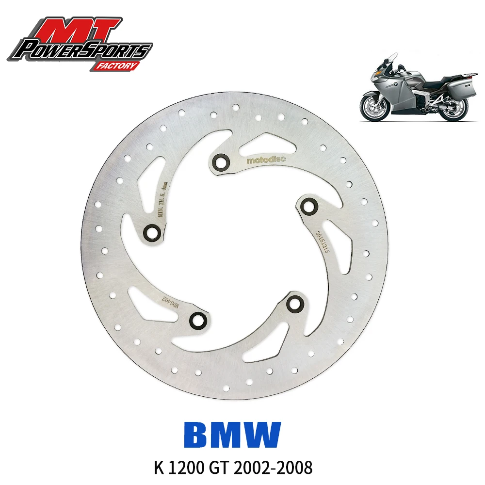 For BMW K 1200 GT 2002-2008 Brake Disc Rotor Rear MTX Motorcycles Street Bike Braking Motorcycle Accessories MDS32011