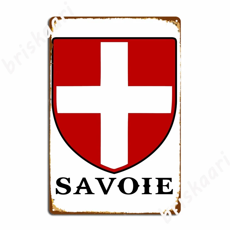 Savoie Metal Sign Wall Mural Garage Club Printing Plates Tin Sign Posters