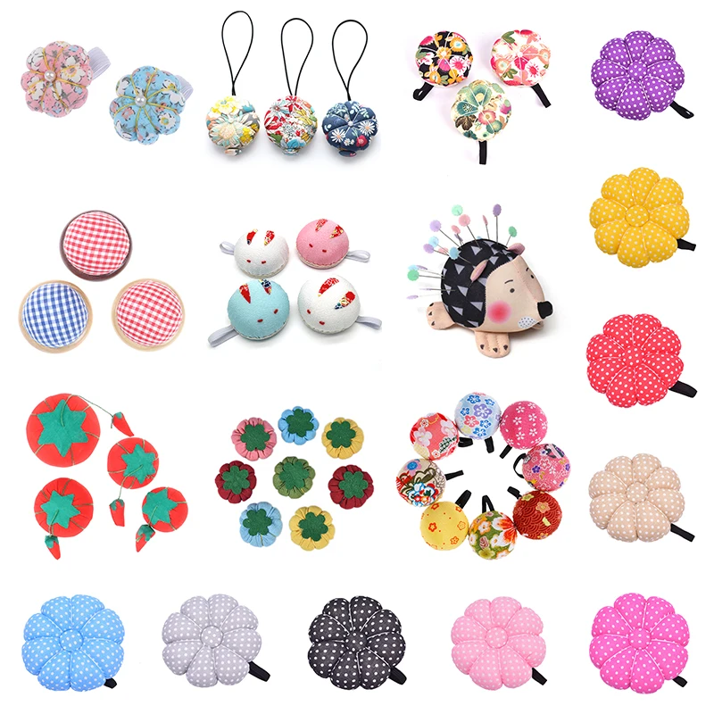 1Pc DIY Craft Needle Pin Cushion Holder Stitch Marker Sewing Pin Cushion Home Sewing Tools Ball Shaped Needlework Accessories