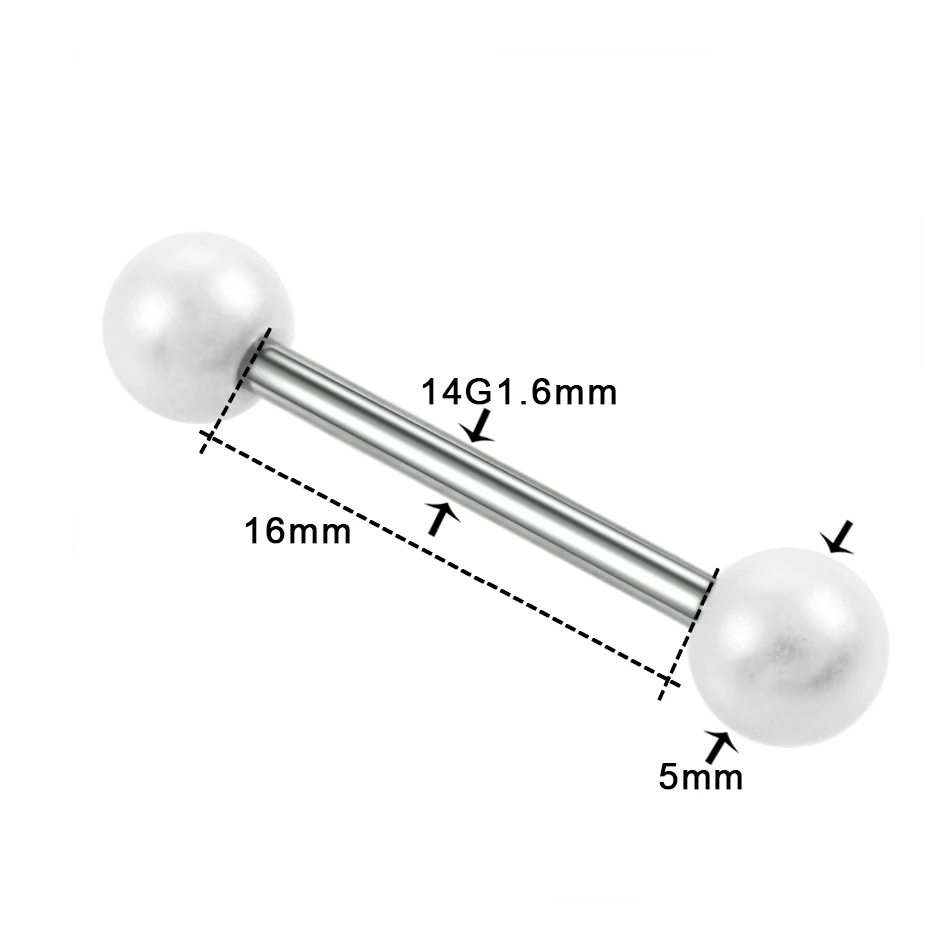 1PC Steel Heart&Ball Tongue Barbell Rings Langue Bar Tongue Piercing Sexy Nipple Ring Helix Earring Piercings Body Jewelry 14G