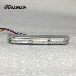 COXSWAIN 듀얼 컬러 자동차 LED 비상 그릴 스트로브 라이트, 18x3W LED, 경찰 경고등, 소방차 구급차 플래시 라이트 (L9)