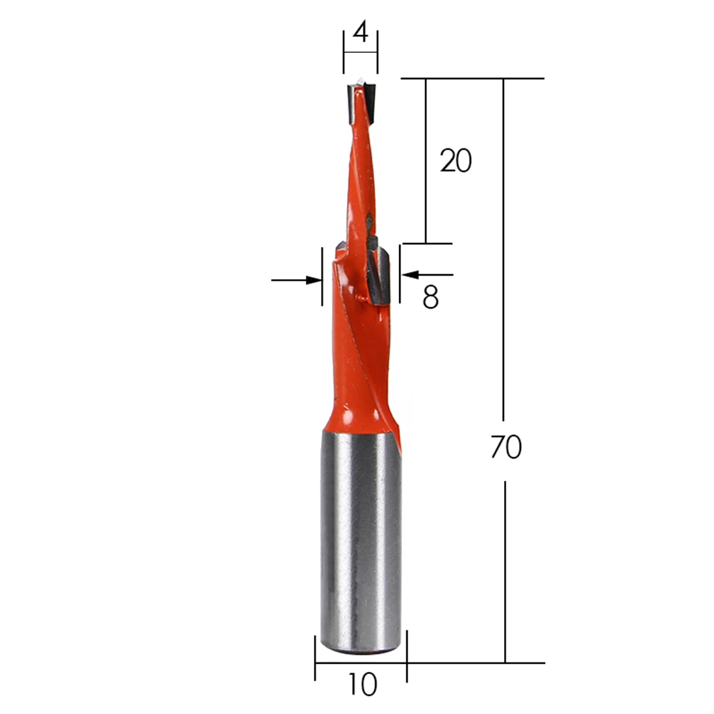 1pc Woodworking Through Hole Alloy Step Drill Bit Reaming Drill Counterbore Bit 70mm Router Bit for Wood Carbide Row Drill Head