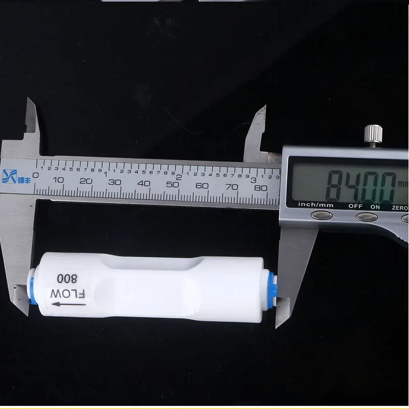 1/4 "Ống Thẳng Loại 800CC Chất Thải Lưu Lượng Nước Regulater Restrictor Vòi Thẩm Thấu Ngược Đường Kính Ống 6.5Mm fittiing