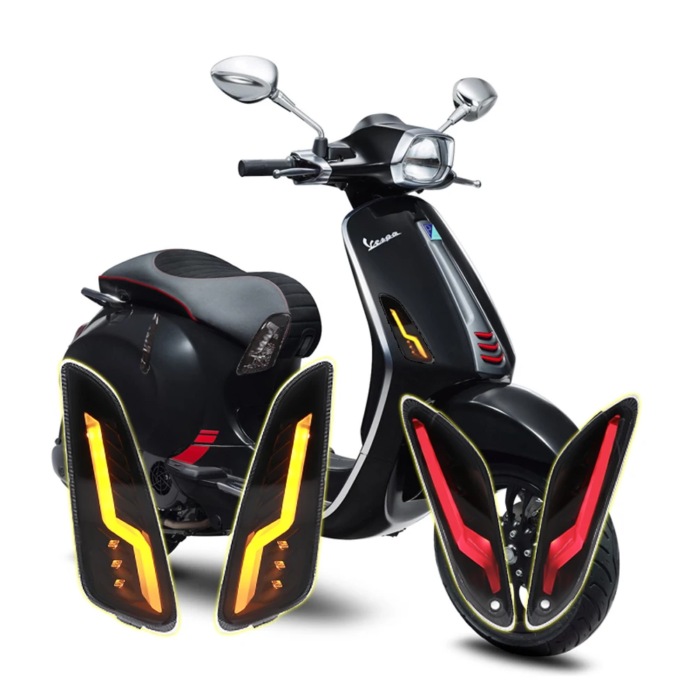 

Level10 Front And Rear Sequential Turn Lights For Vespa Sprint Primavera