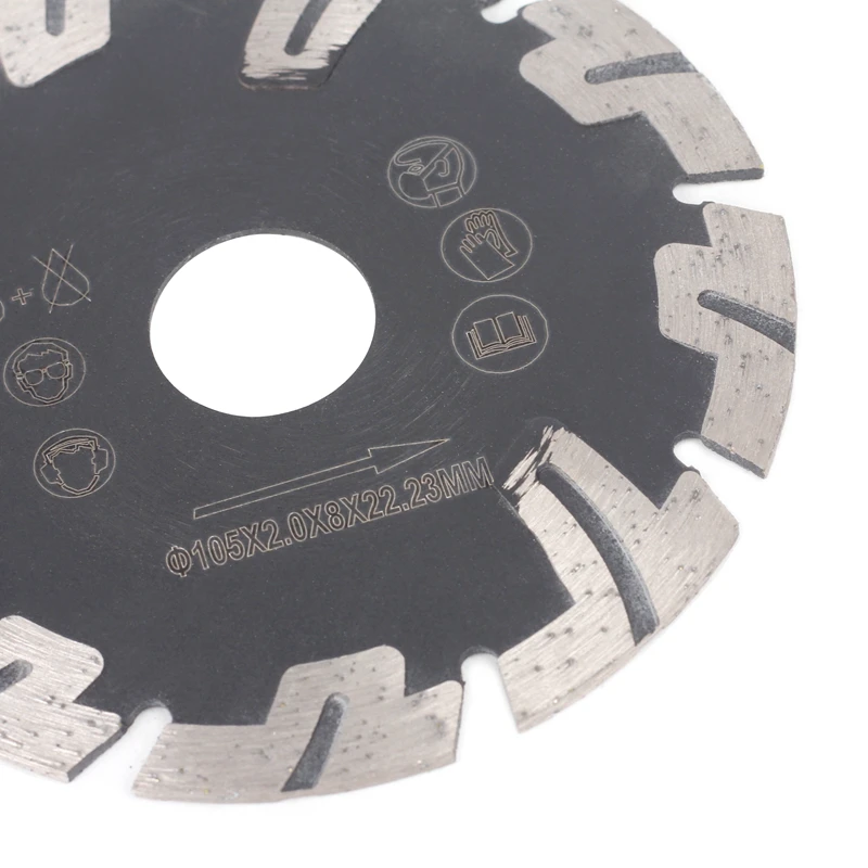 Versery 105/125/180/230mm Hot Pressed Turbo Diamond Cutting Disc Circular Saw Blade Concrete Porcelain Marble Ceramic Granite