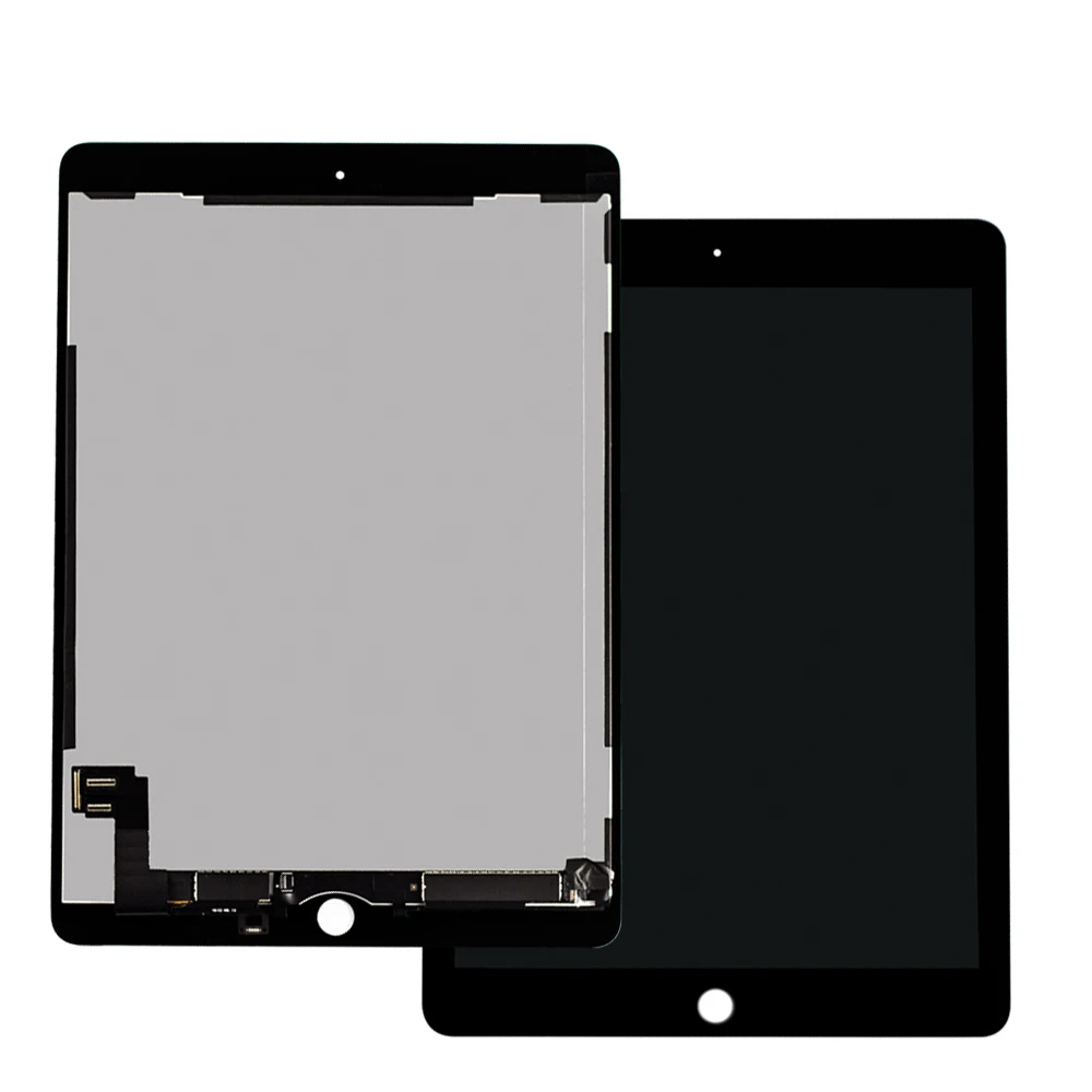 Imagem -04 - Lcd Display Touch Screen Digitizer Assembly Peça de Substituição Preto e Branco para Ipad Air A1566 A1567 97