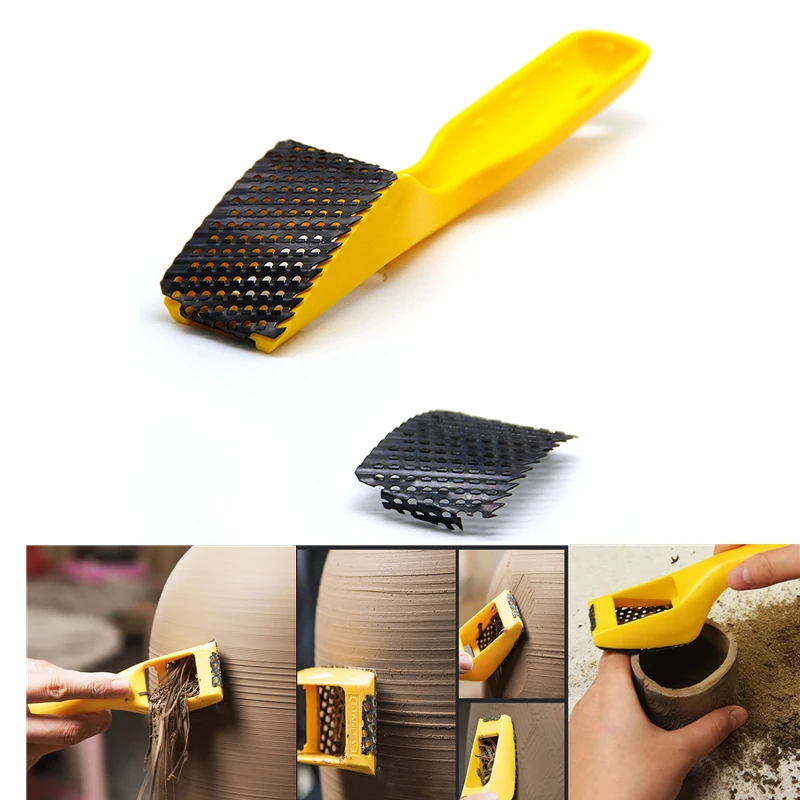 

Керамические инструменты, керамический маленький строгальный станок, плоский строгальный станок, скребок, нож, пластырь, чистый текстурный декоративный креативный инструмент для печати