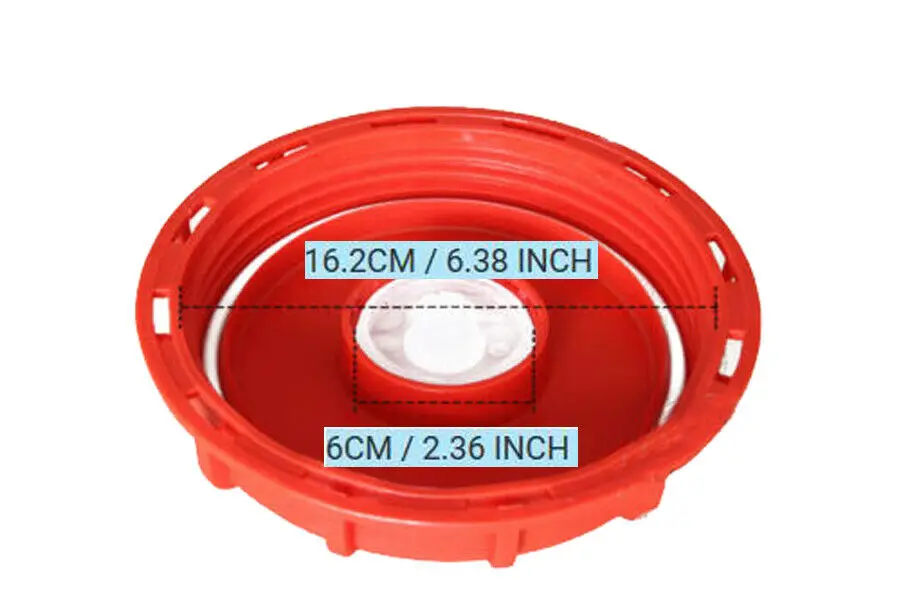 1000L IBC خزان المياه تنفيس شوتز غطاء الجهاز التنفسي غطاء زجاجة خشبي محول 150 مللي متر