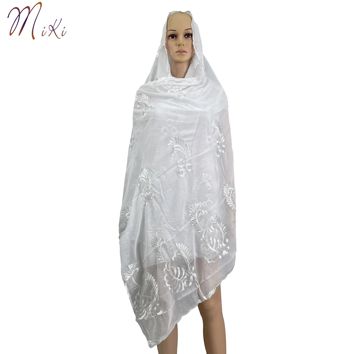 2021 New African Women Scarf Soft Cotton Scarf Islamic Dubai Women Scarf Soft Long Hijab Scarf BW913