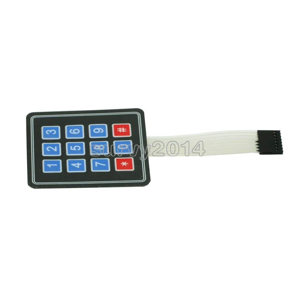 4x4 Matrix 16 Key Membrane Switch Keypad Keyboard for Arduino/AVR/PIC/ARM