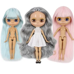 ICY DBS Blyth Doll tan skin 1/6 bjd joint body 30cm toy shiny face random eyes colors toy kid gift