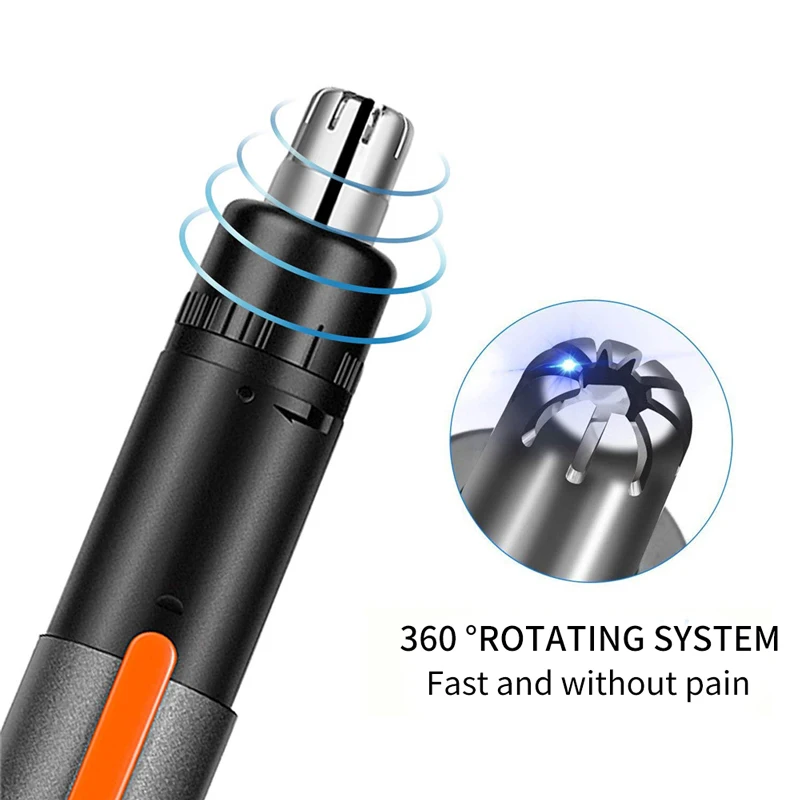 Мини-эпилятор для носа и ушей, с USB-портом