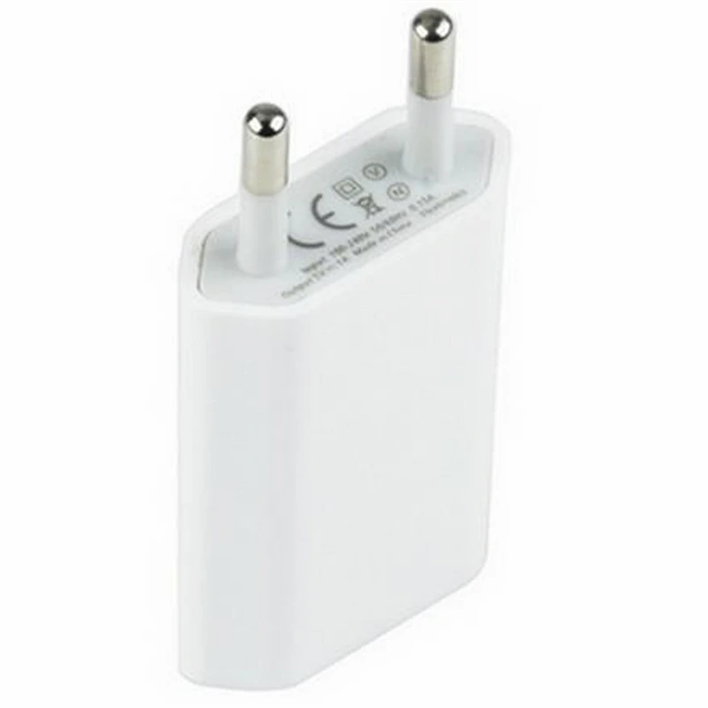2PCS 5V 1A EU Plug Mobile Phone Adapter For Apple iphone X XR XS Max 8 7 6 5 Samsung S6 S7 edge 5W Travel Charger Huawei Xiaomi