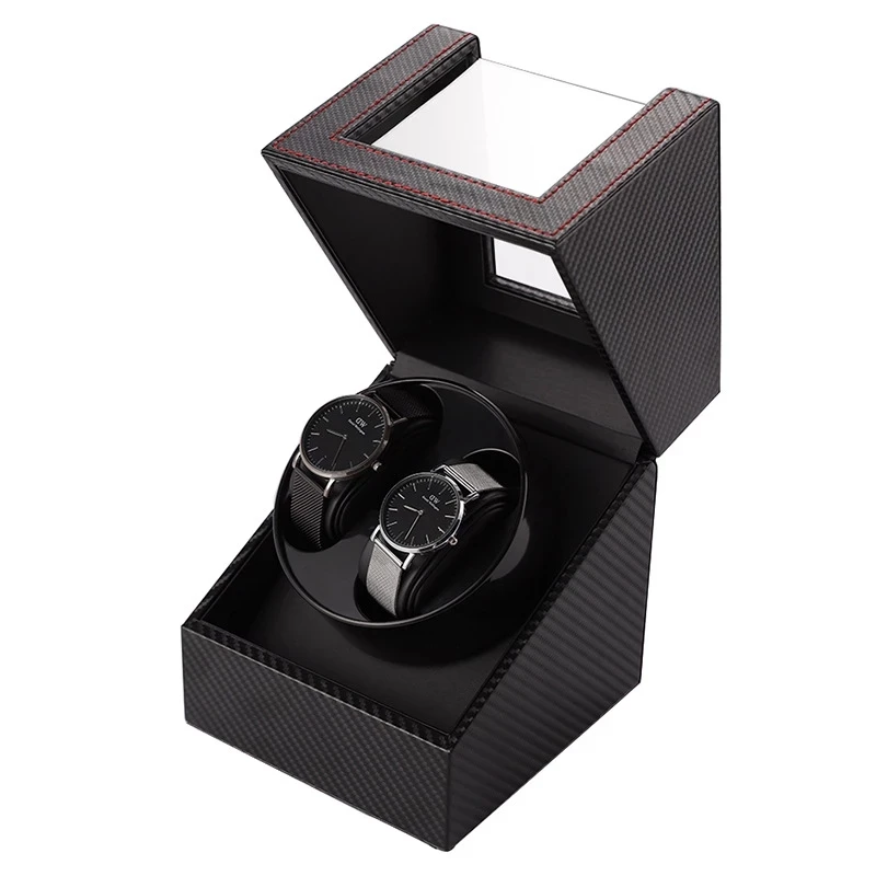 Double 2+0 Watch Winder for Automatic Watches Watch Box USB Charging Watch Winding Mechanical Box Motor Shaker Watch Winder