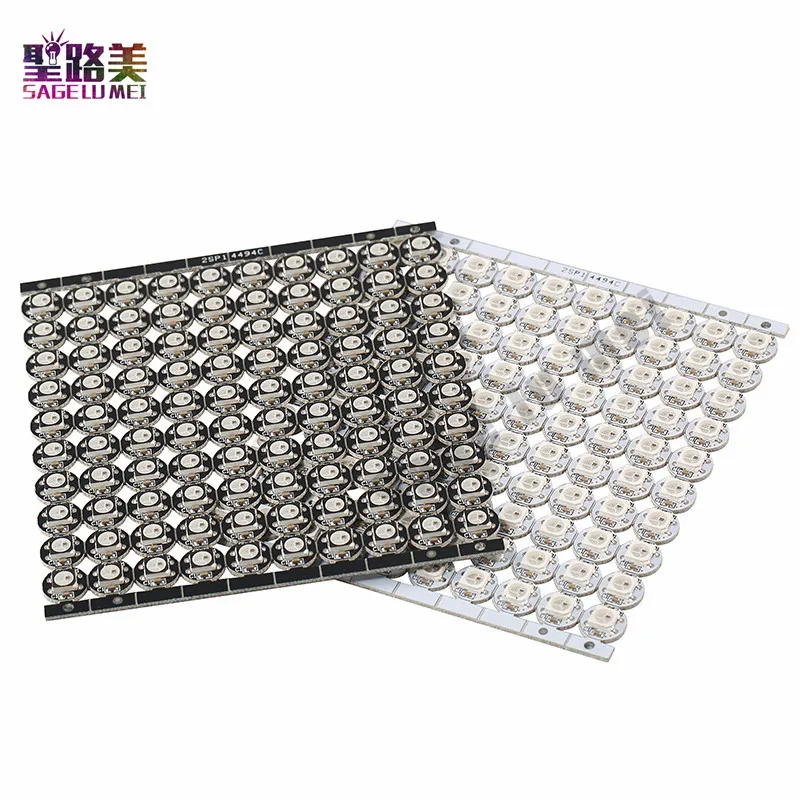 DC 5V ws2812 individually addressable RGB full color ws2812b led with heatsink (10mm*3mm) white/black 4-pin Board