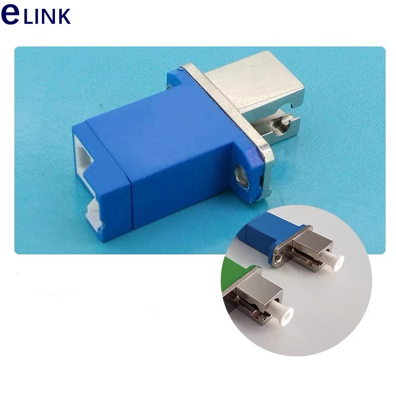 محول هجين لمقرنة الألياف الضوئية باللونين الأزرق والأخضر e2000-lc e2000-sc e2000-fc e2000-fc e2000-fc، شحن مجاني، 5 قطع