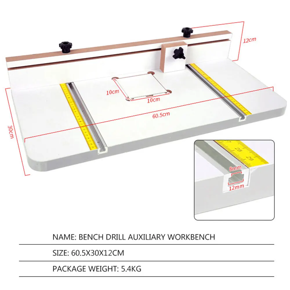 Bench drill auxiliary workbench multi-function extended extension table countertop operation bench bench drill accessories