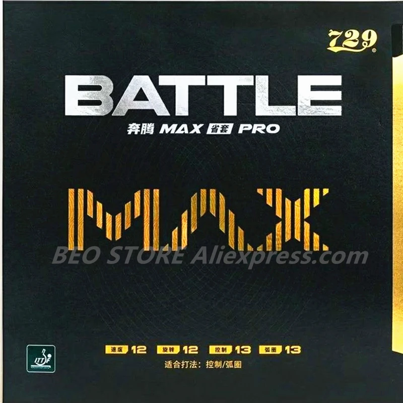 

Новая прорезиненная губка для настольного тенниса 729 BATTLE MAX PRO, провинция провинции, синяя губка для пинг-понга