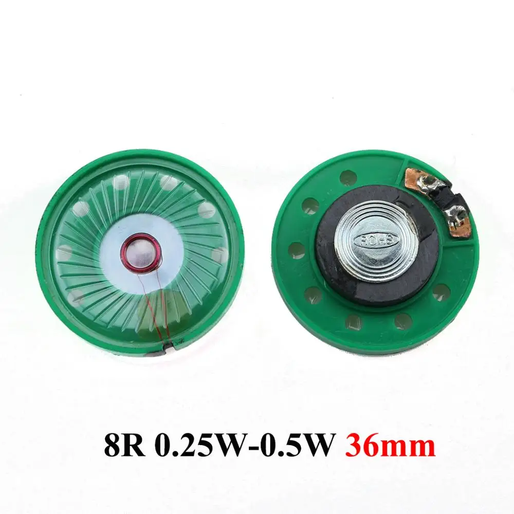 YuXi Ultra-thin Mini speaker 8 ohms 0.25 watt 0.25W 0.5W 16R speaker Diameter 20/21/23/26/27/29/36/40 MM