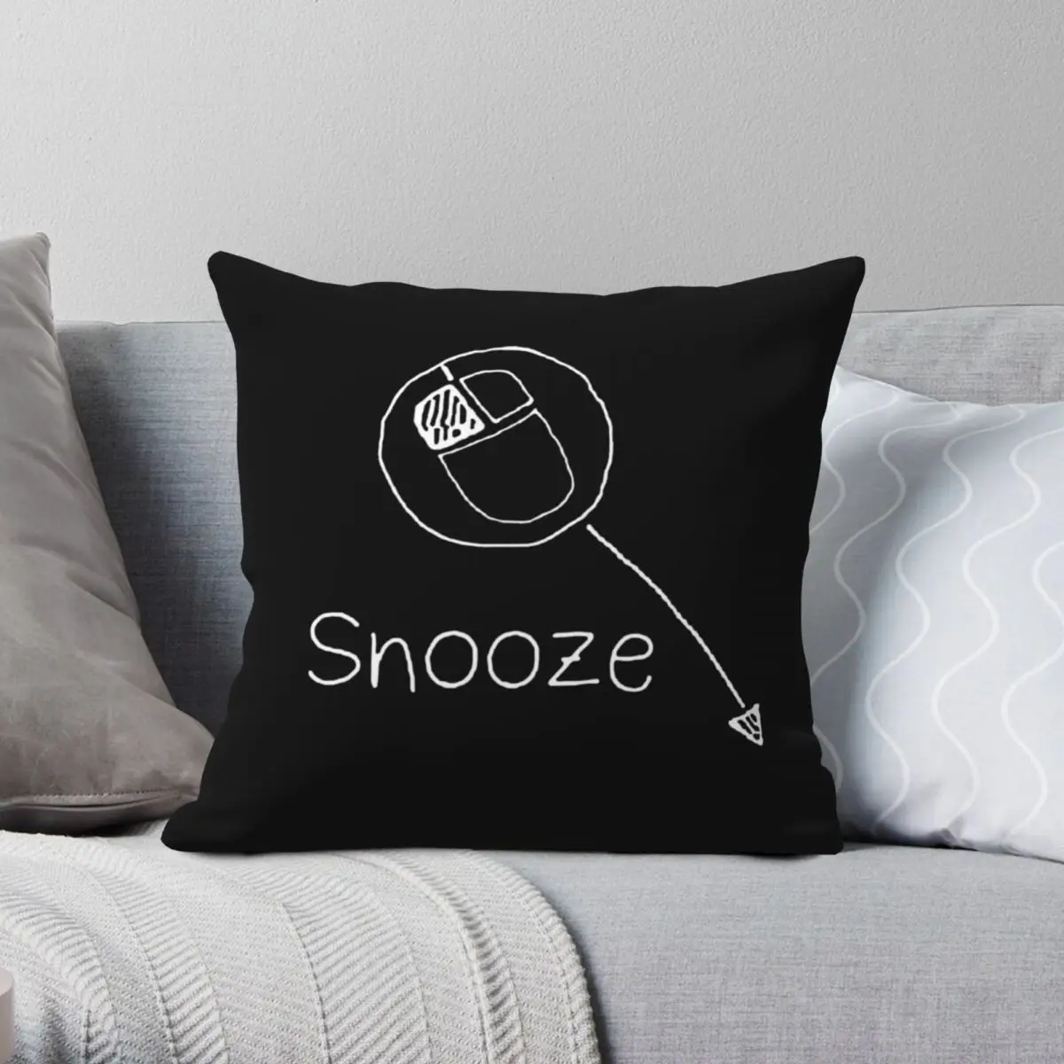 Life Is Strange Snooze Pillowcase Polyester Linen Velvet Creative Zip Decor Throw Pillow Case Home Cushion Case