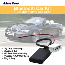 Car Bluetooth Adapter Kit For BMW 3 Serises E90/E91/E92/E93 12Pins BT Music Interface Digital Wireless Decoder Plug & Play