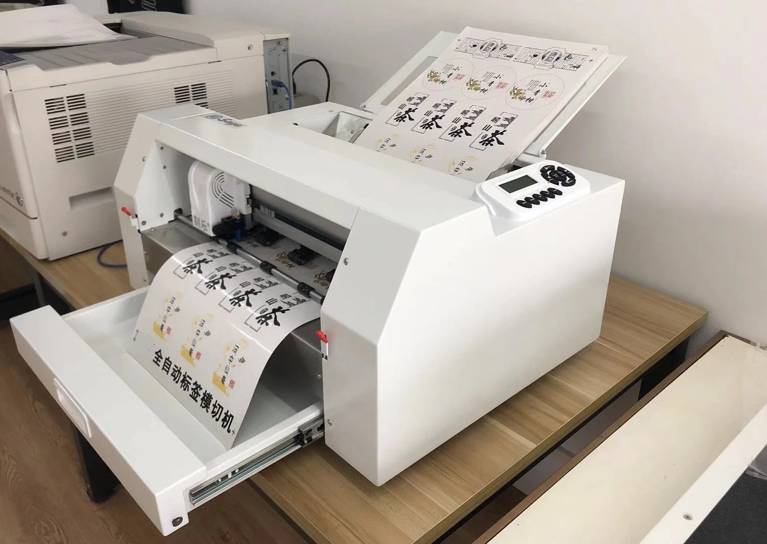 2023 A4 A3 Size Sticker Automatic Sheet Fed Label Cutting Machine Digital camera (CCD）