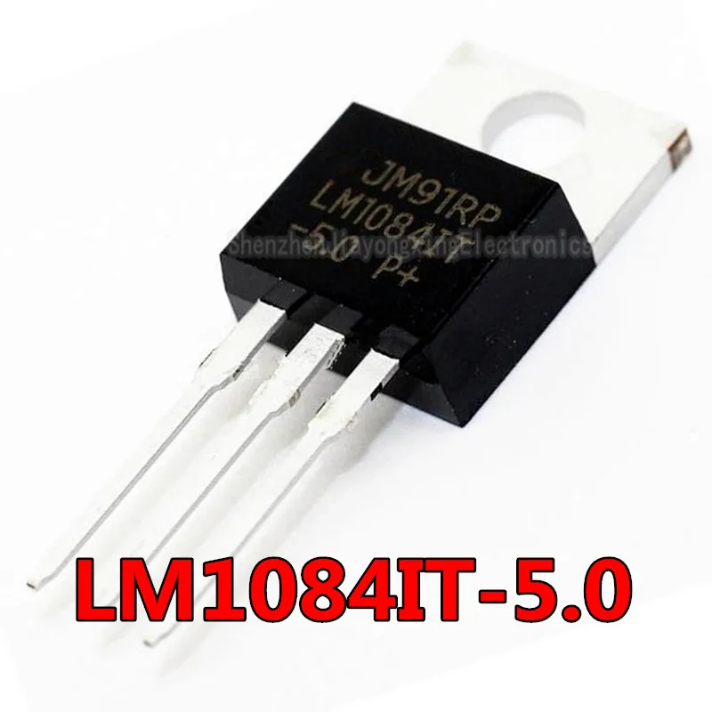 10PCS LM1084IT-5.0 TO220 LM1084-5.0 LM1084T-5.0 LM1084IT-5 5V 5A TO-220 Voltage Regulator