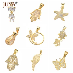 Juya Fashion Cute Charms Pendants For Jewelry Making DIY Bracelets Necklaces Handmade Accessories Whloesale Supplies