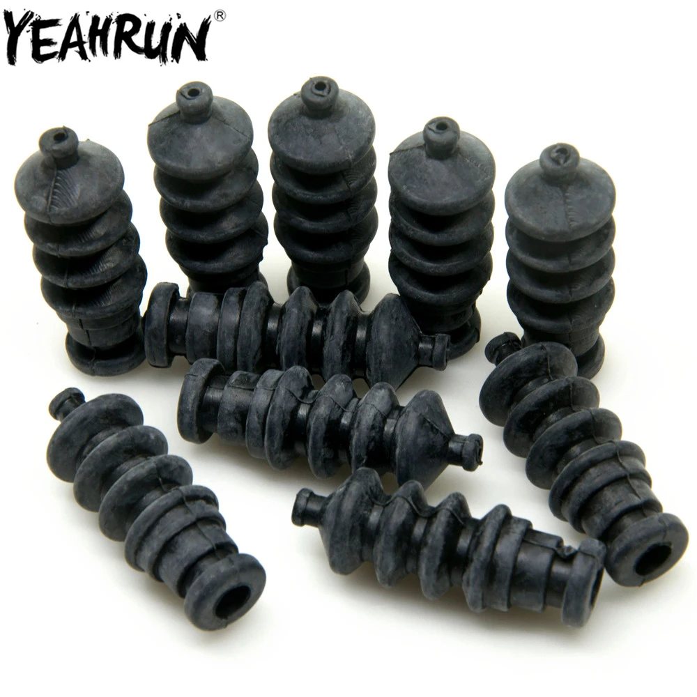 YEAHRUN 5/10/20 Pcs L37mm Rubber Bellows Radio Box Seals For RC Model Boat Servo Push Rod Seal Waterproof Rudder Parts