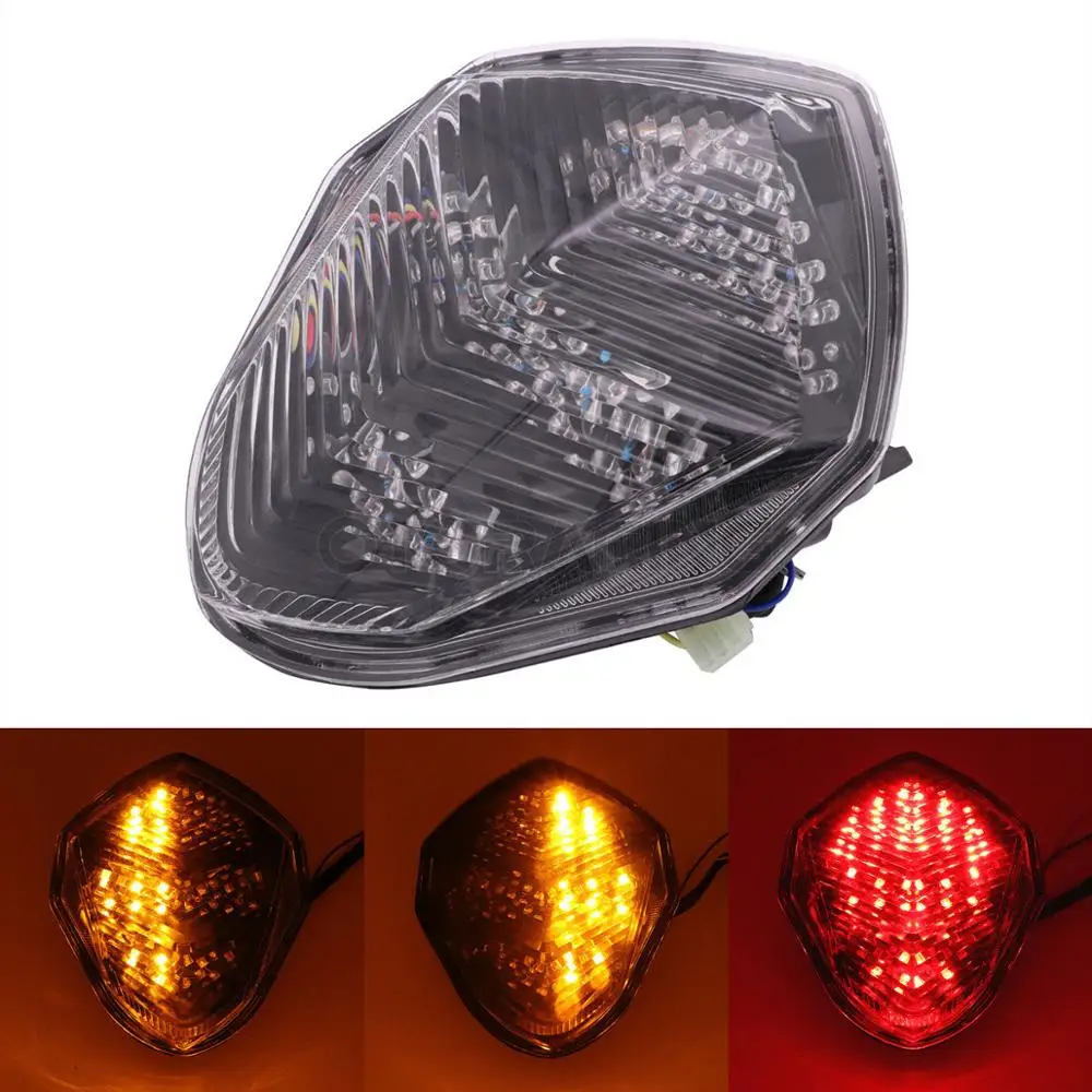 

Motorcycle Smoke/Clear LED Tail Lights Brake Turn Signals Lights For Suzuki GSX-R GSXR 1000 GSX-R1000 GSXR1000 2003-2004