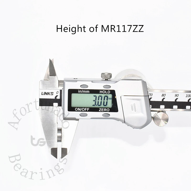 MR117ZZ miniatur bantalan 10 buah 7*11*3(mm) Gratis pengiriman baja krom segel logam kecepatan tinggi suku cadang peralatan mekanis