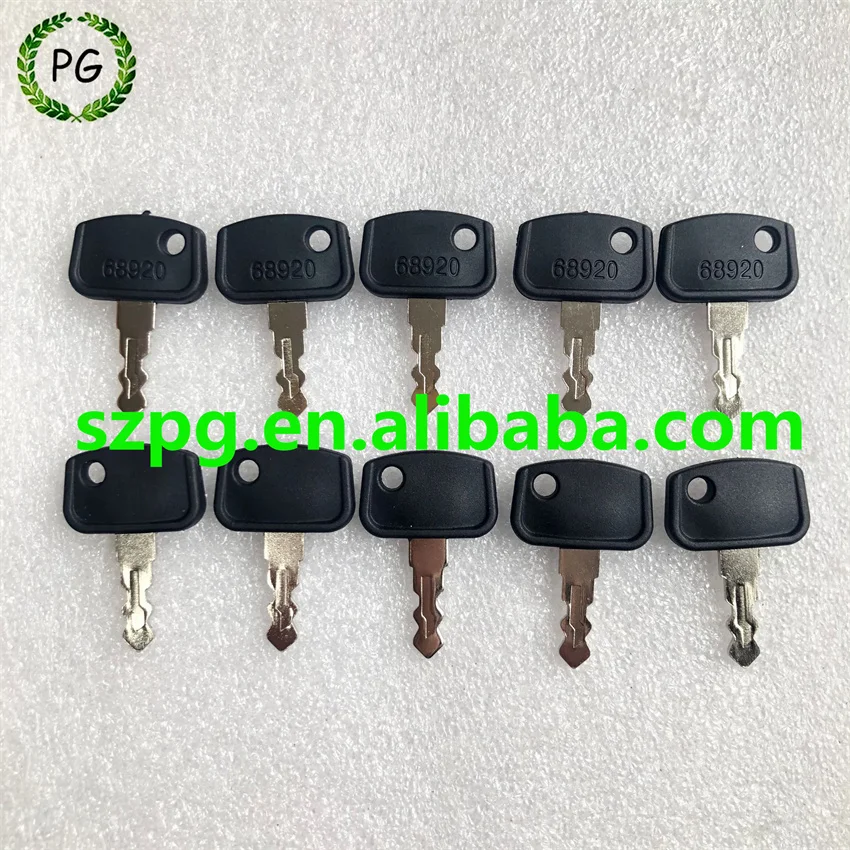 

10PCS PL501-68920 68920 Ignition Key for Kubota B BX Series Tractors B26 ZD321 ZD323 RTV 500 900 BX1860 BX1870 BX2370 BX2370-1