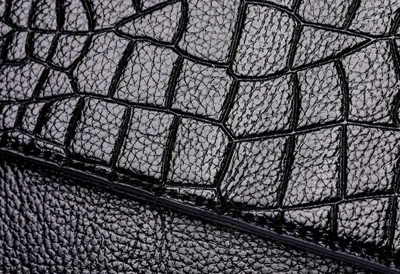 Frauen Flap Messenger Taschen Krokodil muster Design Schulter Taschen PU Leder Dame Mode Handtaschen Vintage Umhängetasche – Detail 19