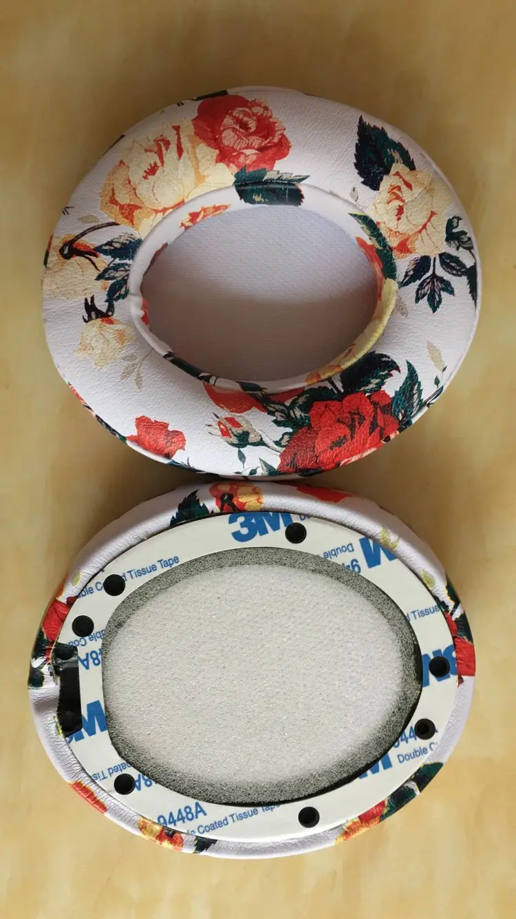 ดอกไม้พิมพ์เปลี่ยนหนังเทียมโฟม Earpads EAR Pads หูฟังเบาะสำหรับ Beats Studio2.0