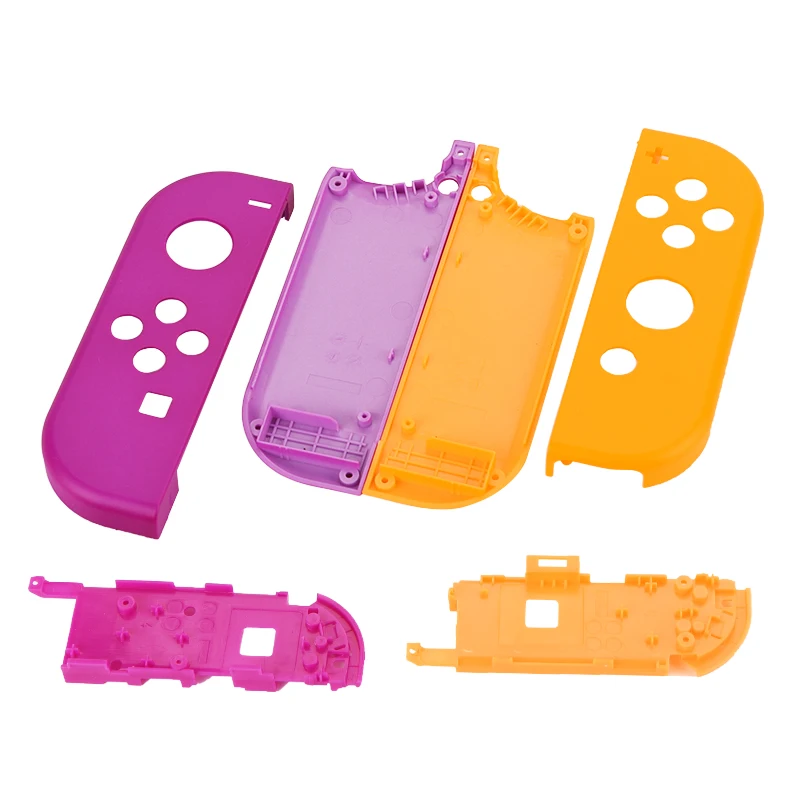 1 Pair For Nintendo Switch NS JoyCon Joy Con Housing Shell Controller Case For Switch Shell Green Purple Yellow Pink Cover