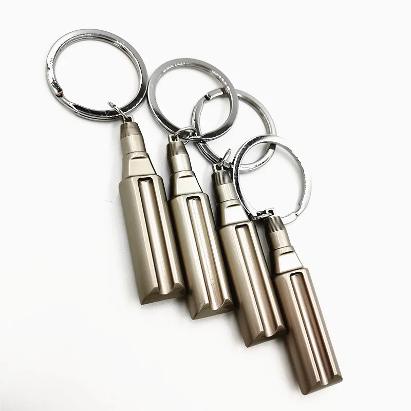 Keychain Pendant Oilfield Tricone Three Cone Rotary Drill bit Pendants oil well oilfields jewelry gifts souvenirs