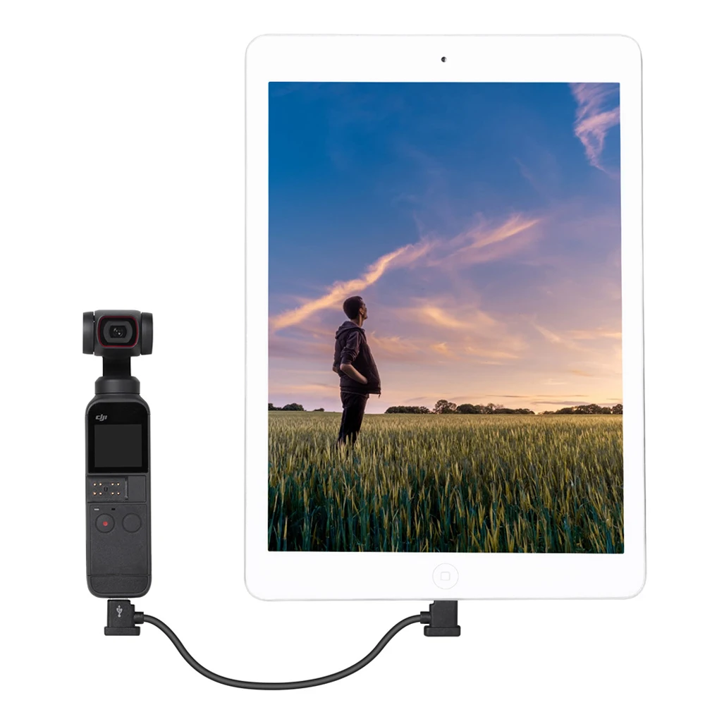 Relâmpago e cabo de dados Micro-USB, TYPE-C para relâmpago, 15 cm, 30cm, Smartphone Tablet, DJI FPV óculos V2, MINI 2, POCKET 2, MAVIC AIR 2