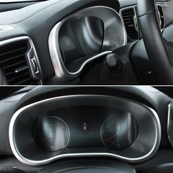For KIA Sportage 4 QL KX5 2016/17/18 Car Styling Accessories Console Vehicle Navigation Frame Cover Decorative Interior Sequins
