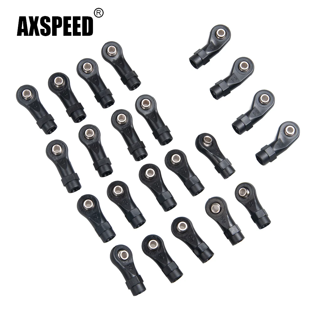 

AXSPEED 22 шт. пластиковые прямые звенья стержневые шарики Наконечники головки комплект для _ 1/10 радиоуправляемая гусеничная машина обновленные детали