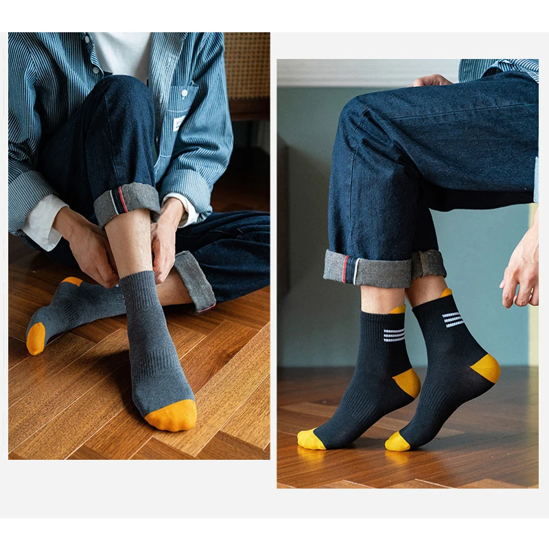 5pairs شاومي الرجال الصيف الجوارب تنفس عرق ماصة قارب الجوارب المنخفضة قطع رقيقة الربيع الخريف مواسم الجوارب الرياضية المد