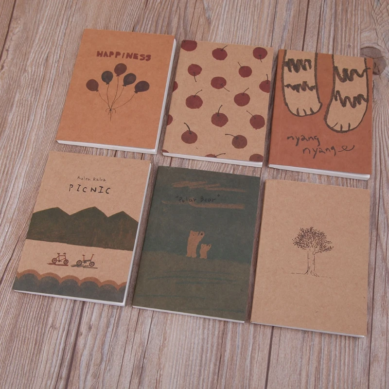 

Notebook Blank Page Painting Paper Book Journal Diary Notepad Memo Pads Supplies