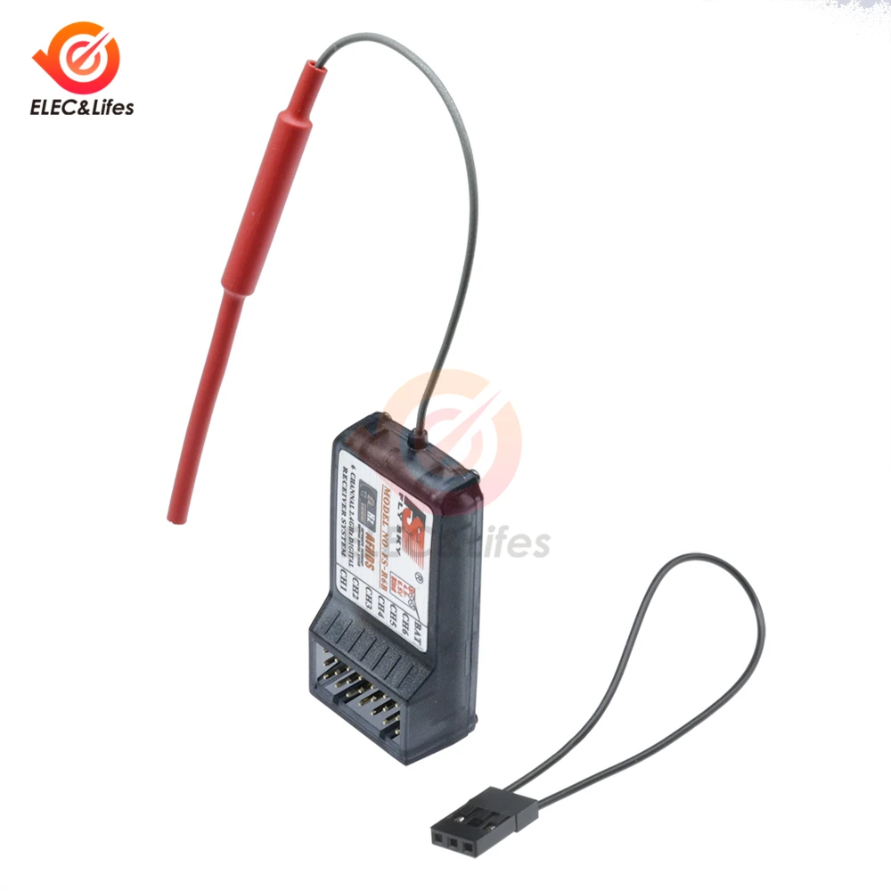 FLYSKY FS-R6B 2.4G 6CH AFHDS استقبال ل FLYSKY FS-i6 FS-i10 FS-T6 FS-CT6B TH9X RC طائرة FPV سباق Drone الارسال #3
