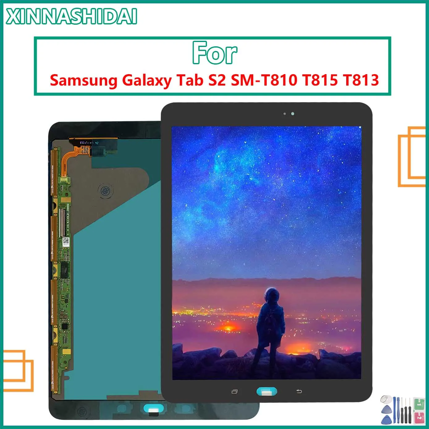 9.7\'\' LCD Display For Samsung Galaxy Tab S2 SM-T810 T815 T813 LCD Touch Screen Digitizer Assembly Panel Replacement