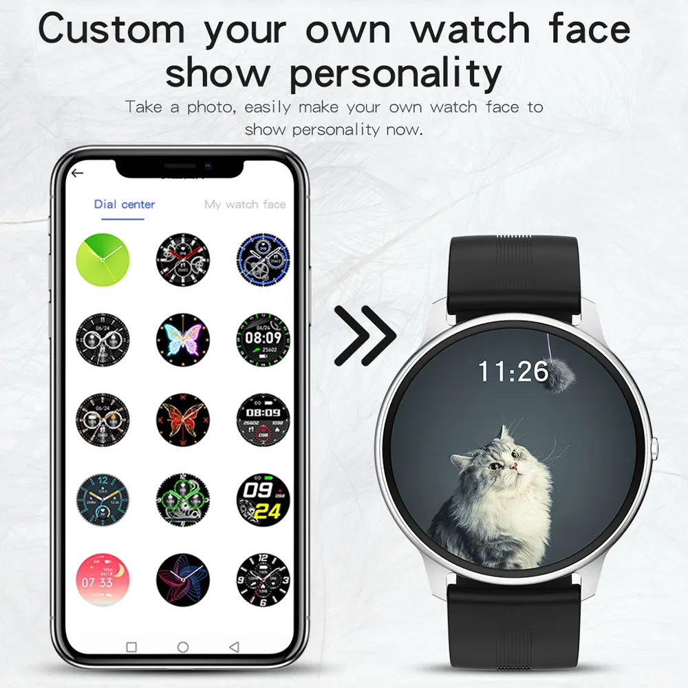 KAIMORUI LW11 Smart Watch uomo donna IP68 impermeabile ossigeno nel sangue frequenza cardiaca monitoraggio del sonno braccialetto Fitness Smartwatch 2022