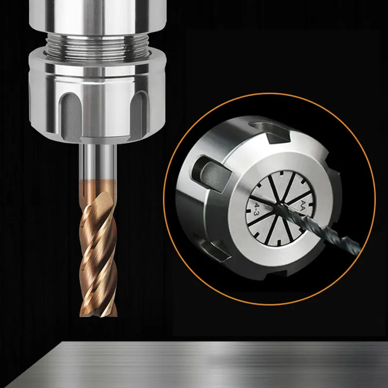 Qualità ER pinza mandrino ER32 ER40 per portautensili di fresatura CNC macchina per incidere tornio mulino a molla mandrino CNC 0.008 pinza ER
