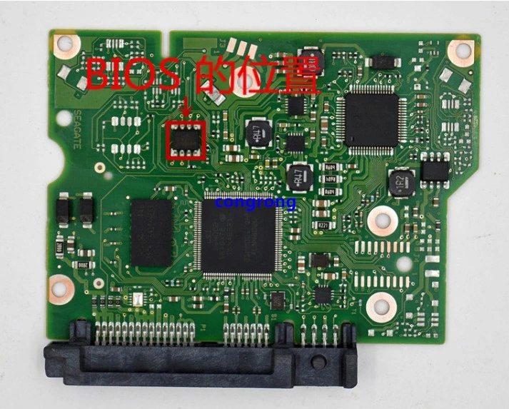 100664987 REV A B Data Recovery Green Logic Controller Replacement Practical PCB Printed HDD Durable Circuit Board ST2000DM001