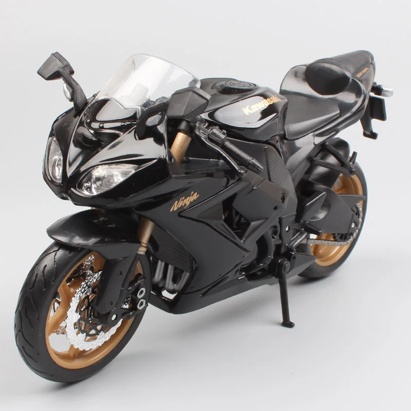 Maiisto kawasaki ninja zx 10r super moto modelo, 1:12 escala, diecast veículo, motocicleta de corrida, brinquedos para crianças, coleção